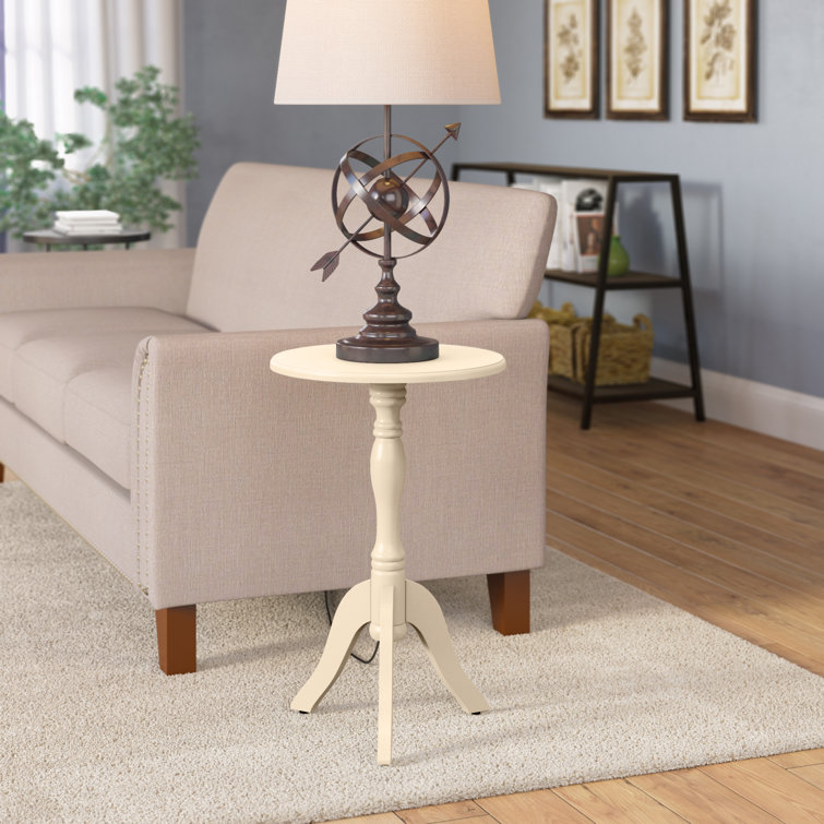 Lark Manor Foshee 24'' Tall Pedestal End Table & Reviews Wayfair